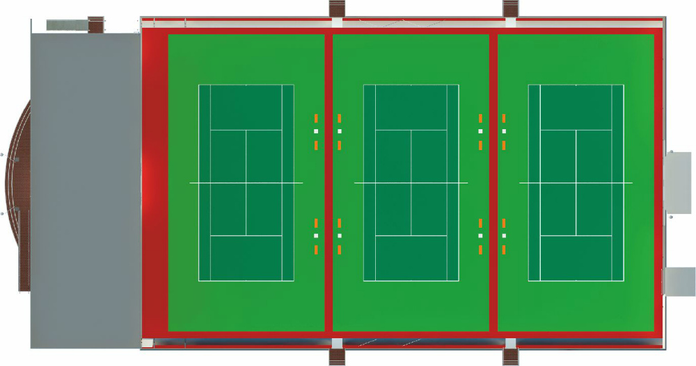 Теннисные корты в Бугульме